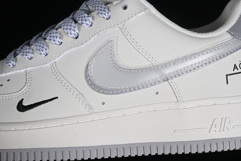 AIR FORCE 1  LOW WHITE GREY SILVER