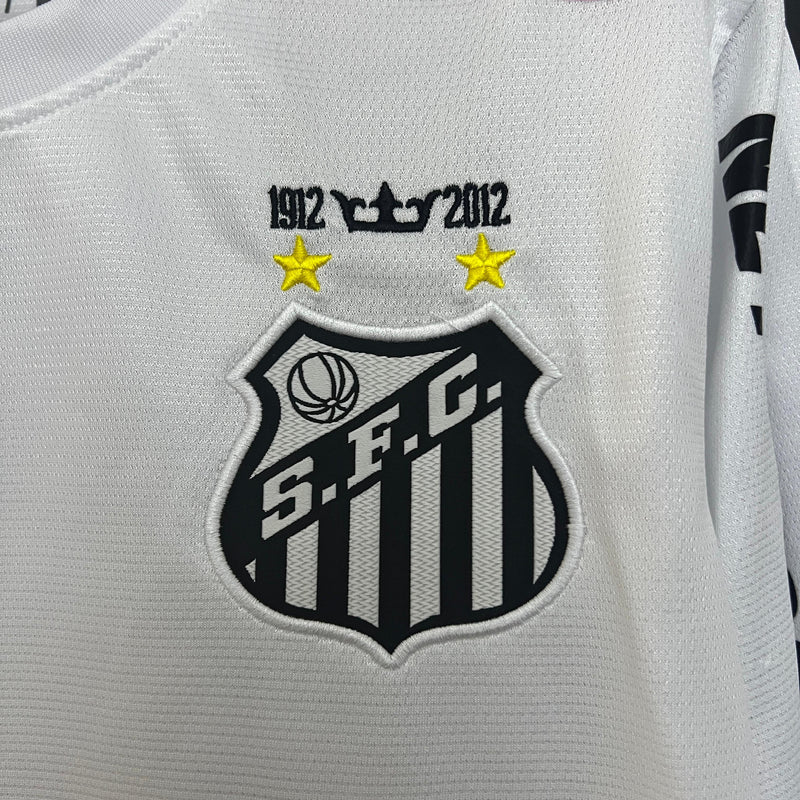 Retro Long Sleeve Santos 11/12 Home