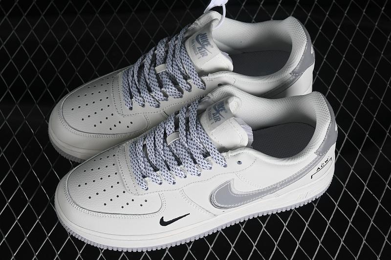 AIR FORCE 1  LOW WHITE GREY SILVER