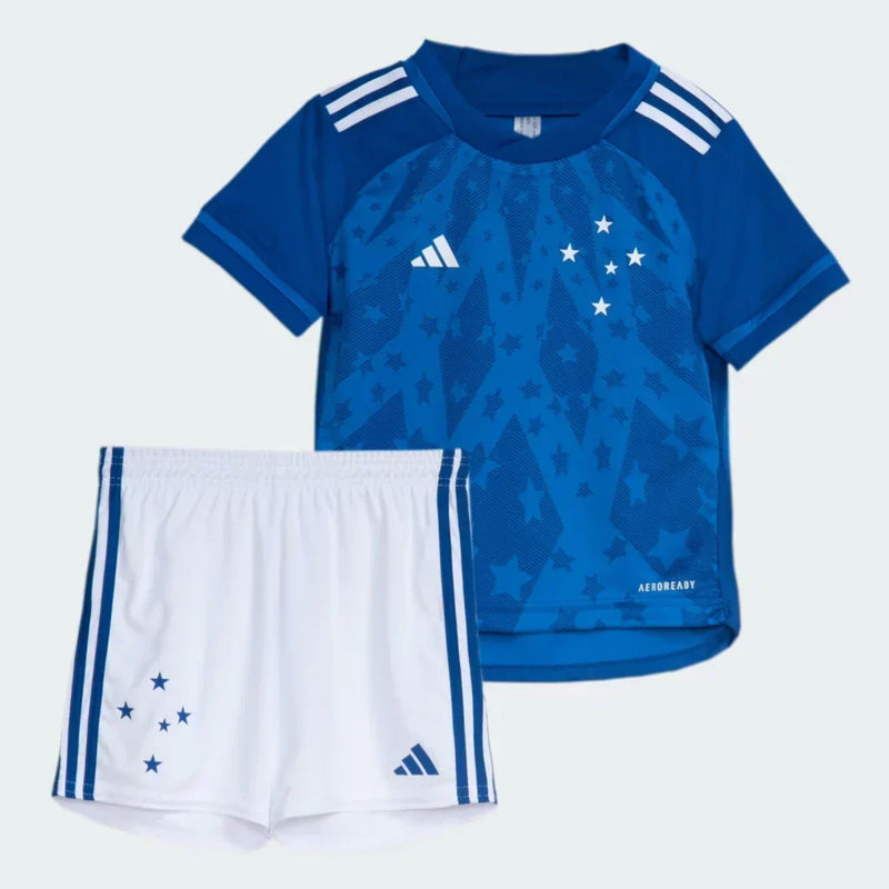 Kit Infantil Cruzeiro Primeiro Uniforme 2024/2025