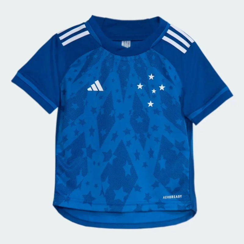 Kit Infantil Cruzeiro Primeiro Uniforme 2024/2025