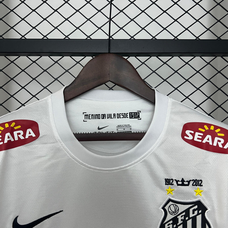 Retro Long Sleeve Santos 11/12 Home