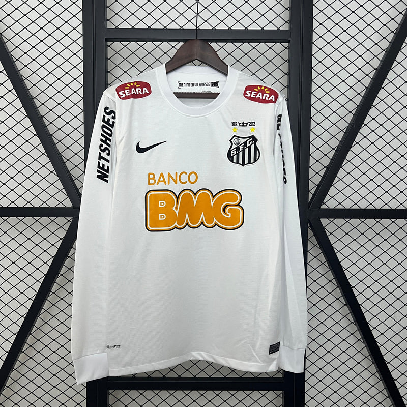 Retro Long Sleeve Santos 11/12 Home